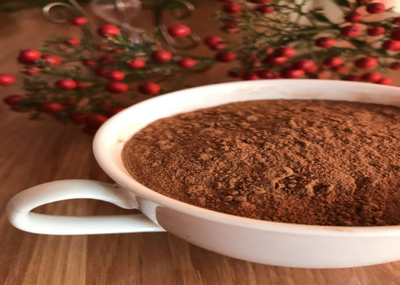 Pó de cacau Unsweetened saudável de Brown escuro, pó de cacau de cozimento alcalinizado