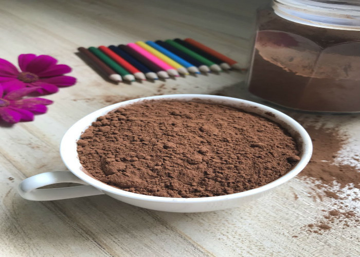 Valor de PH alcalinizado AF01 HALAL 6.2-6.8 do pó de cacau para o chocolate da parte alta