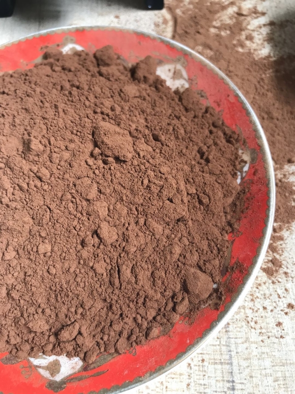 Pó de cacau alcalinizado de Dutched do produto comestível que flui livre sem corpos estranhos