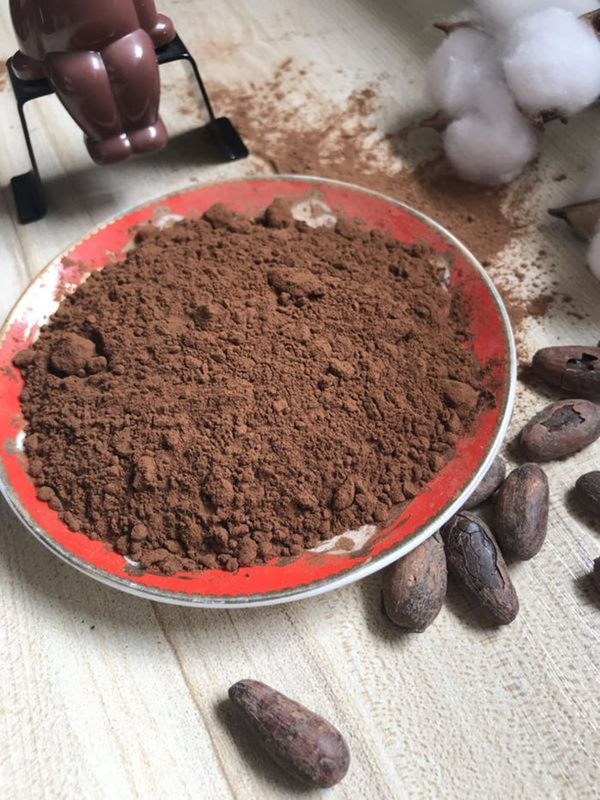 Elevação saudável - pó de fluxo livre gordo de Brown do pó de cacau para confeitos